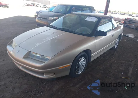 1995 Saturn Sc1 из США, поврежденный, VIN 1G8ZF1287SZ365895